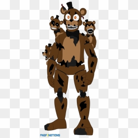 Five Nights At Barry& - Nightmare Freddy And The Freddles, HD Png Download - nightmare freddy png