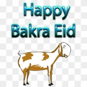 Happy Bakra Eid Free Pictures - Bakra Eid Clip Art, HD Png Download - bakra png