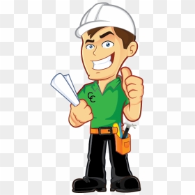 Contractor Clipart Construction Company - Caricatura Imagenes De Ingeniero, HD Png Download - contractor png