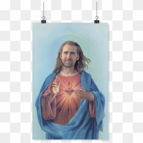 Nicolas Cage Jesus, HD Png Download - nicholas cage png