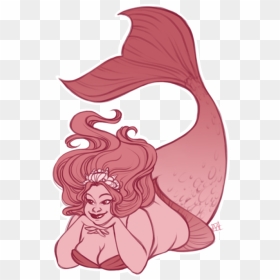 Mermaid Mermaids Sketches Art Artists On Tumblr Illustration - Mermaid Art, HD Png Download - mermaid png tumblr