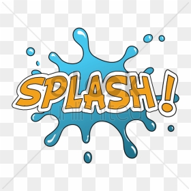 Pop Art Onomatopoeia Splash Clipart Splash Onomatopoeia - Comic Book Call Outs, HD Png Download - soda splash png