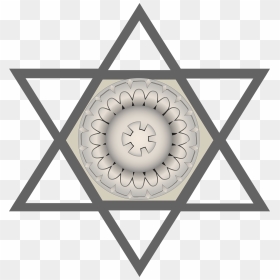 Star Of David Holocaust Armband, HD Png Download - hindu symbol png