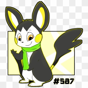 Literally An Emolga - Cartoon, HD Png Download - emolga png