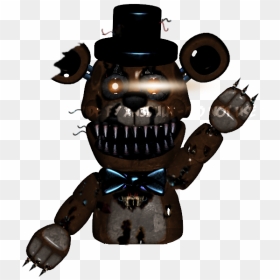 Fnaf Nightmare Freddy Hand Puppet, HD Png Download - nightmare freddy png