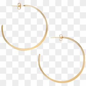 Spiral Hoop Earrings - Earrings, HD Png Download - hoop earrings png