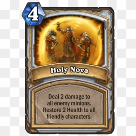 Blizzard Hearthstone Heroes Of Warcraft - Holy Nova Hearthstone, HD Png Download - warcraft png