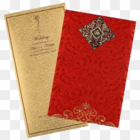 Wedding Card Envelope Png Free Download - Wedding Card Image Png, Transparent Png - indian wedding design borders png