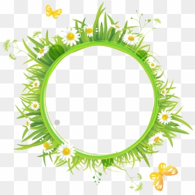Floral Frame Png - Picture Frame, Transparent Png - beautiful green flower frames png