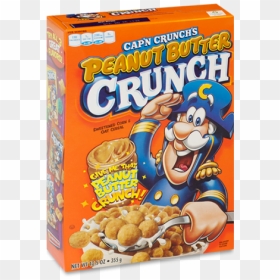 Cap’n Crunch Peanut Butter Crunch - Cap N Crunch Peanut Butter Crunch, HD Png Download - captain crunch png