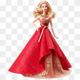 Holiday Barbie 2014, HD Png Download - barbie girl png