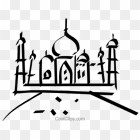 Taj Mahal Clipart Vector, HD Png Download - taj mahal vector png