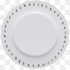 Ski Chain Dinner Plate - Plate, HD Png Download - crockery items png