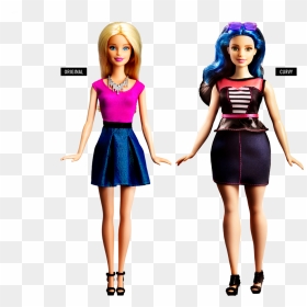 Barbiecurvy Original - Barbie Body Types, HD Png Download - barbie girl png