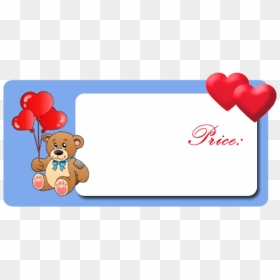Best Stock Photos Valentines Frame Blue Background - Love, HD Png Download - valentines teddy bear png