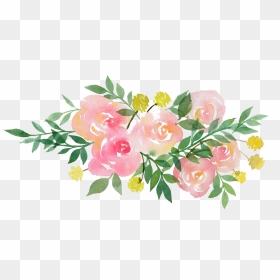 Perfect Wedding Flower Garland Clipart 34 Inspirational - Floral Garland Clip Art, HD Png Download - wedding rose flower png