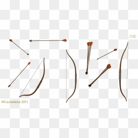 Sagittarius Eternal Bow By Lingdumstudog On Clipart - Longbow, HD Png Download - bow and arrow clip art png