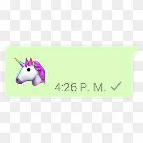 Unicorn Whatsapp Icon Emoji Overlay Sticker Tumblr - Emoji, HD Png Download - watsapp icon png