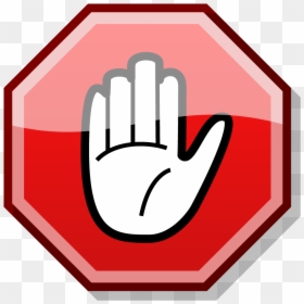 Stop Hand Black And White Clipart, HD Png Download - shutterfly logo png