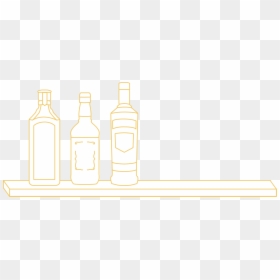 Liquor Bottle Inventory, HD Png Download - wine bottle outline png