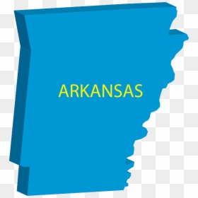 Map Image Of Arkansa State, HD Png Download - arkansas outline png