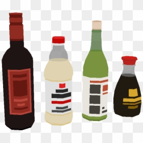 Glass Bottle, HD Png Download - wine bottle outline png