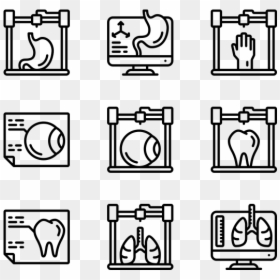 Bed And Breakfast Icons, HD Png Download - printer icons png