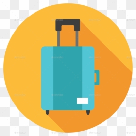 Suitcase Icon Flat Png, Transparent Png - 256x256 png images