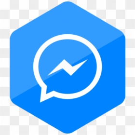 Facebook Message Icon Png, Transparent Png - facebook icon vector png