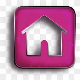 Home Button Transparent Purple, HD Png Download - home button icon png
