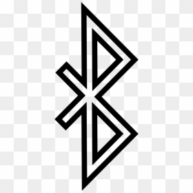 Bluetooth Icon Weiss Png, Transparent Png - bluetooth symbol png