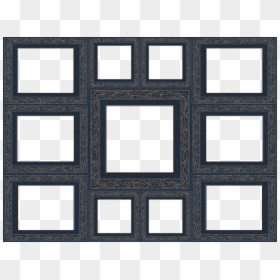 Collage Picture Frames Transparent, HD Png Download - picture frame transparent png