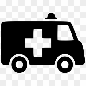 Ambulance Clipart Black And White Png, Transparent Png - van icon png