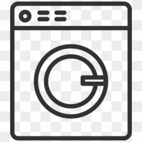 Washing Machine Icon Png, Transparent Png - laundry icon png