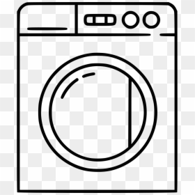 Washing Machine Drawing Png, Transparent Png - laundry icon png