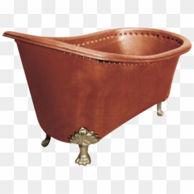 Copper Bathtub, HD Png Download - bath tub png