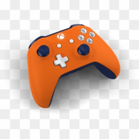 Orange And Blue Xbox One Controller, HD Png Download - controller.png