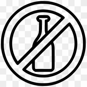 No Alcohol Black And White Png, Transparent Png - no alcohol png
