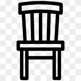 Chair Png Black And White, Transparent Png - furniture icon png