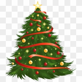 Christmas Tree Vector Png, Transparent Png - christmas tree transparent background png