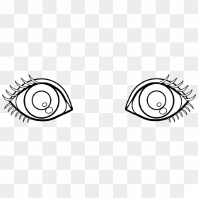 Two Eyes For Coloring, HD Png Download - white eyes png