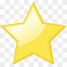 Gold Star Black Background, HD Png Download - star icon png transparent background