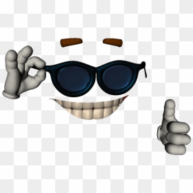 Sunglasses Emoji Meme Png, Transparent Png - lentes swag png