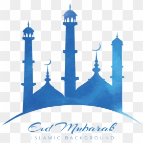 Eid Mubarak Mosque Png, Transparent Png - ramadan png