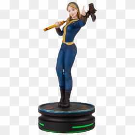 Fallout Vault Girl Modern Icon Statue, HD Png Download - fallout 4 icon png