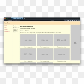 Screenshot, HD Png Download - large grid png
