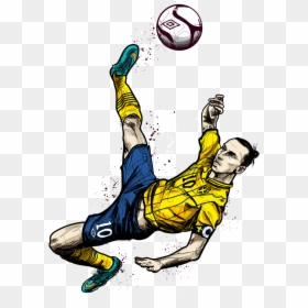 Desenho Do Zlatan Ibrahimovic, HD Png Download - zlatan ibrahimovic png