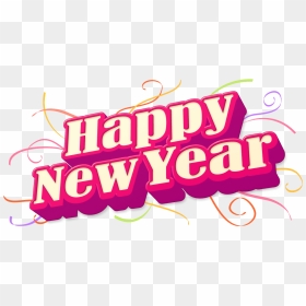 Png Happy New Year 2018, Transparent Png - pink divider png