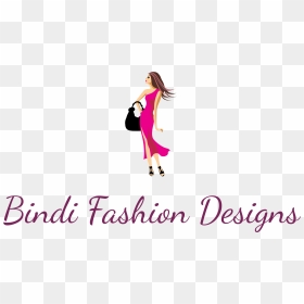 Bindi Fashion Designs Logo - Illustration, HD Png Download - bindi designs png