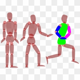 Human Figures Exercising - Gliederpuppe Clipart, HD Png Download - human figures png